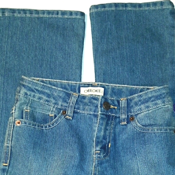 NWT* Girls Cherokee 5 Pocket Bootcut flare Jean's - Picture 6 of 11